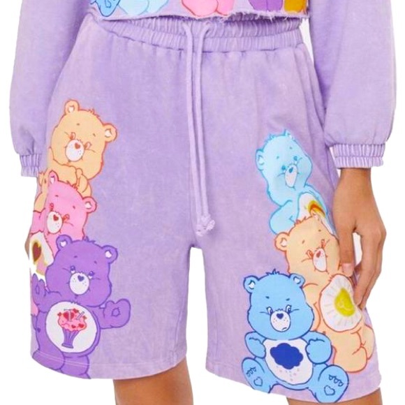 BERSHKA CARE BEAR SHORTS - Picture 2 of 6